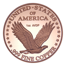 Load image into Gallery viewer, 1 oz Copper Round - Standing Liberty - Presale Available 7/1/26