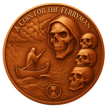 Cargar imagen en el visor de la galería, 1 oz Copper Round - A Coin For the Ferryman