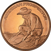 Load image into Gallery viewer, 1 oz Copper Round - Prospector - Presale Available 7/1/26