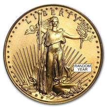 Cargar imagen en el visor de la galería, 1/10 oz American Gold Eagle Coin BU
