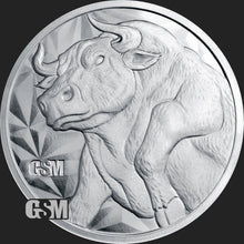 Load image into Gallery viewer, 2 oz Silver Round - Bull &amp; Bear

