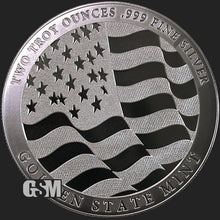 Load image into Gallery viewer, 2 oz Silver Round - Eagle
