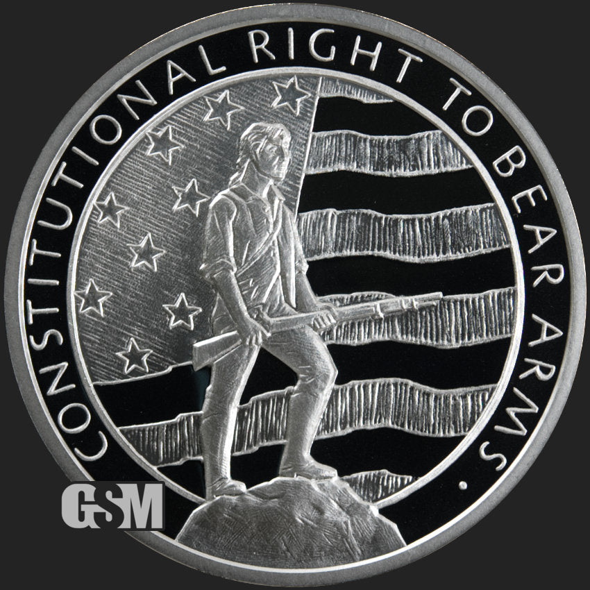 2 oz Silver Round - 2nd Amendment