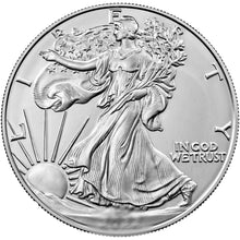 Load image into Gallery viewer, 1 oz American Silver Eagle Coin BU (Past Years)
