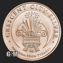 Load image into Gallery viewer, 1 oz Copper Round - Debt Slavery
