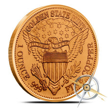 Load image into Gallery viewer, 1 oz Copper Round - Statue of Liberty
