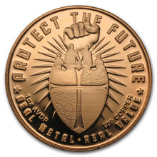 Cargar imagen en el visor de la galería, 1 oz Copper Round - Planes and Tanks
