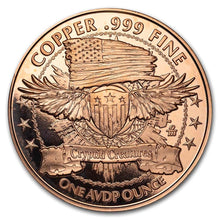 Load image into Gallery viewer, 1 oz Copper Round - Jackalope
