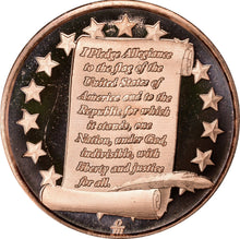 Load image into Gallery viewer, 1 oz Copper Round - Pledge of Allegiance
