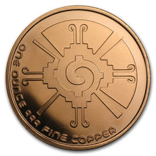 Load image into Gallery viewer, 1 oz Copper Round - Mayan Calendar
