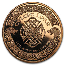 Cargar imagen en el visor de la galería, 1 oz Copper Round - Cernunnos
