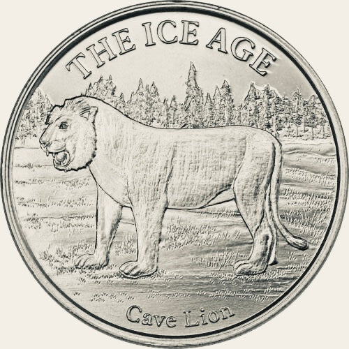 1 oz Silver Round - Cave Lion