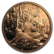 Cargar imagen en el visor de la galería, 1 oz Copper Round - Cernunnos
