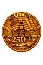 Load image into Gallery viewer, 1 oz Copper Round - America's 250th Anniversary
