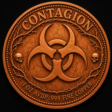 Load image into Gallery viewer, 1 oz Copper Round - Grave Digger
