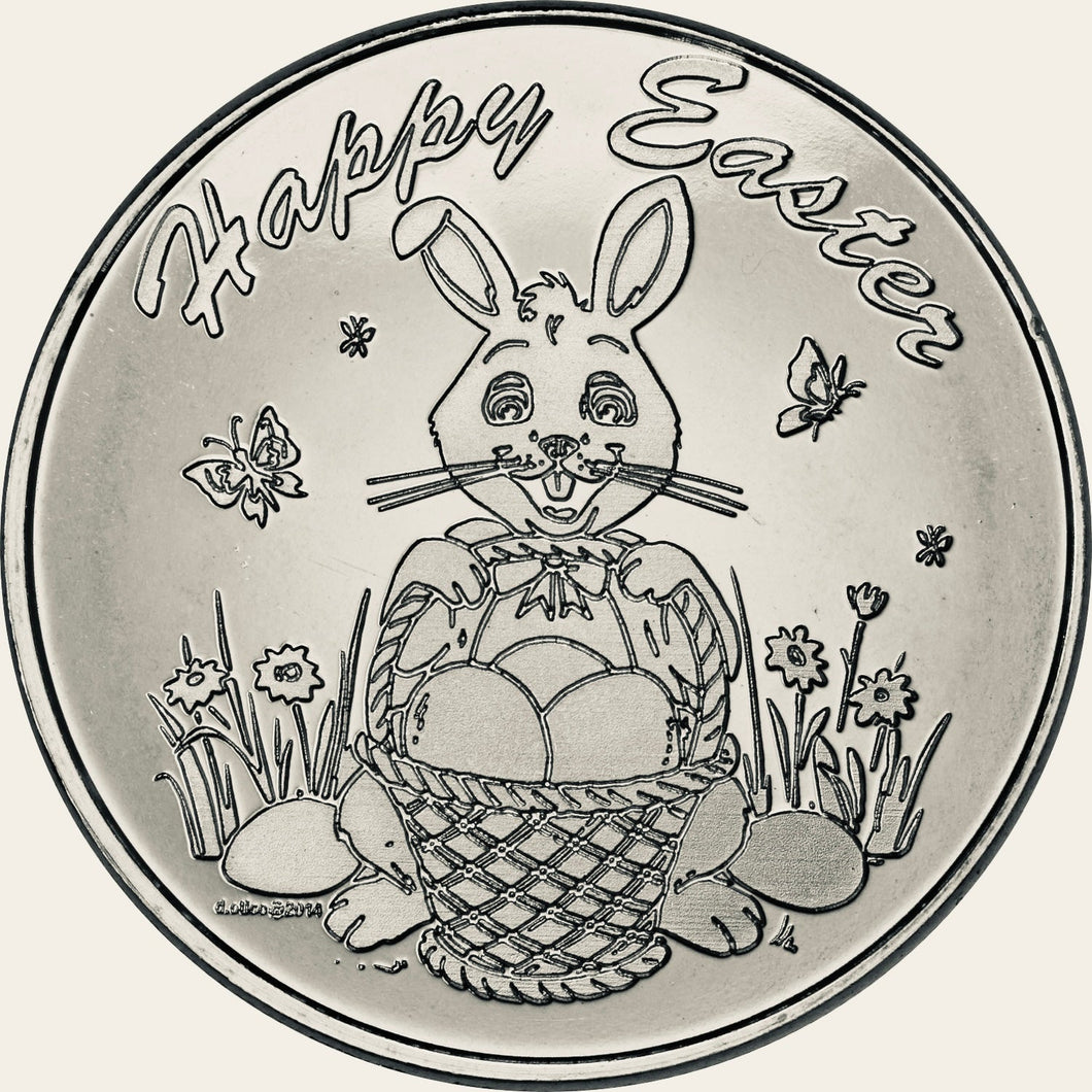 1 oz Silver Round - Easter Bunny