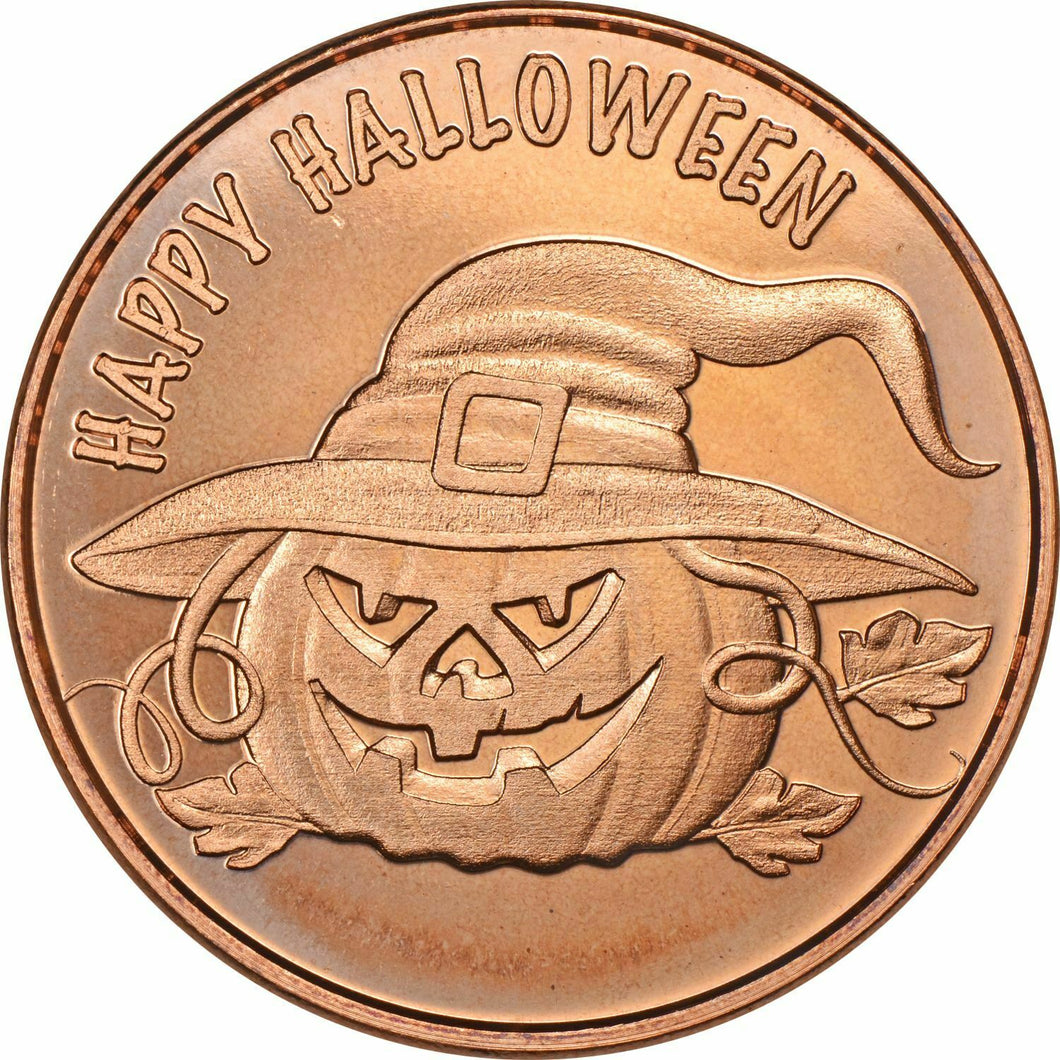 Ronda de Cobre de 1 oz - Halloween