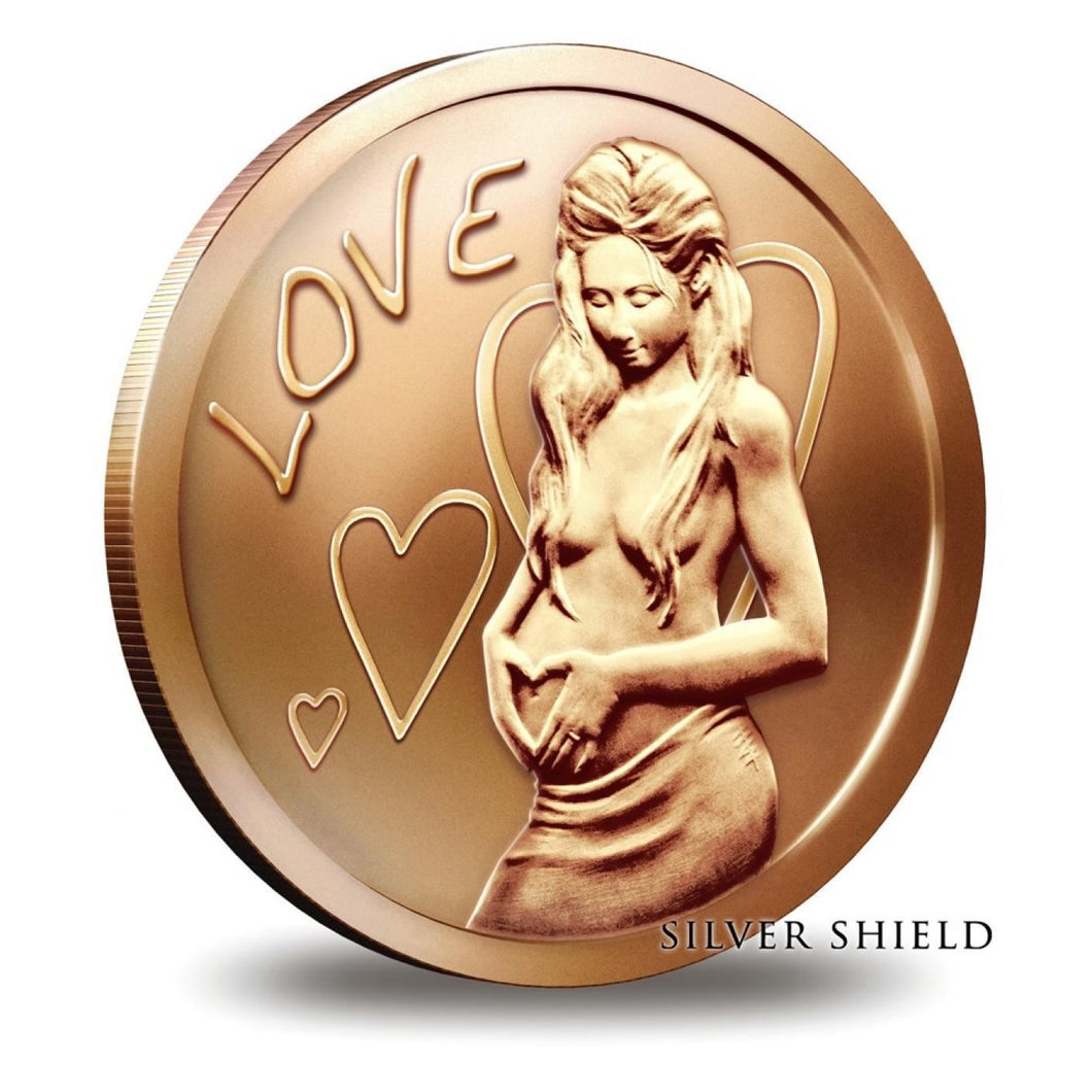 1 oz Copper Round - Love