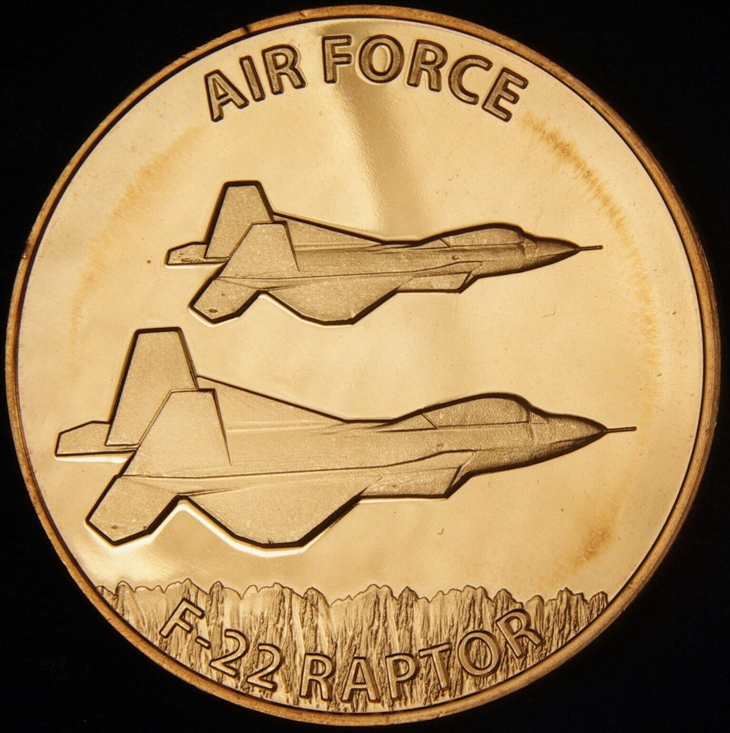 1 oz Copper Round - US Air Force