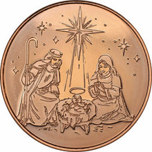 Load image into Gallery viewer, 1 oz Copper Round - Nativity
