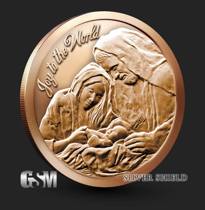 1 oz Copper Round - Joy To The World