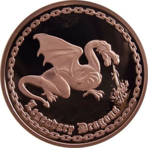 1 oz Copper Round - Dragon