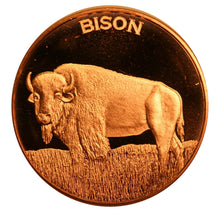 Load image into Gallery viewer, 1 oz Copper Round - Bison
