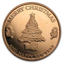 Load image into Gallery viewer, 1 oz Copper Round - Christmas Tree

