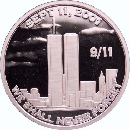 アメリカ合衆国 9/11記念銀貨 1 oz Copper Round - 9/11 We Shall Never Forget – D.B.Metals