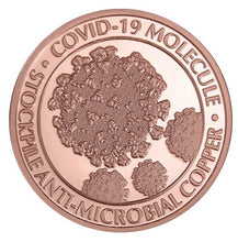 Load image into Gallery viewer, 1 oz Copper Round - Antimicrobial
