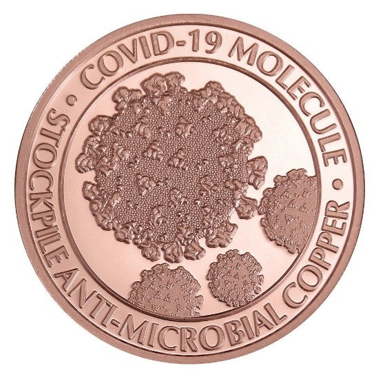 1 oz Copper Round - Antimicrobial