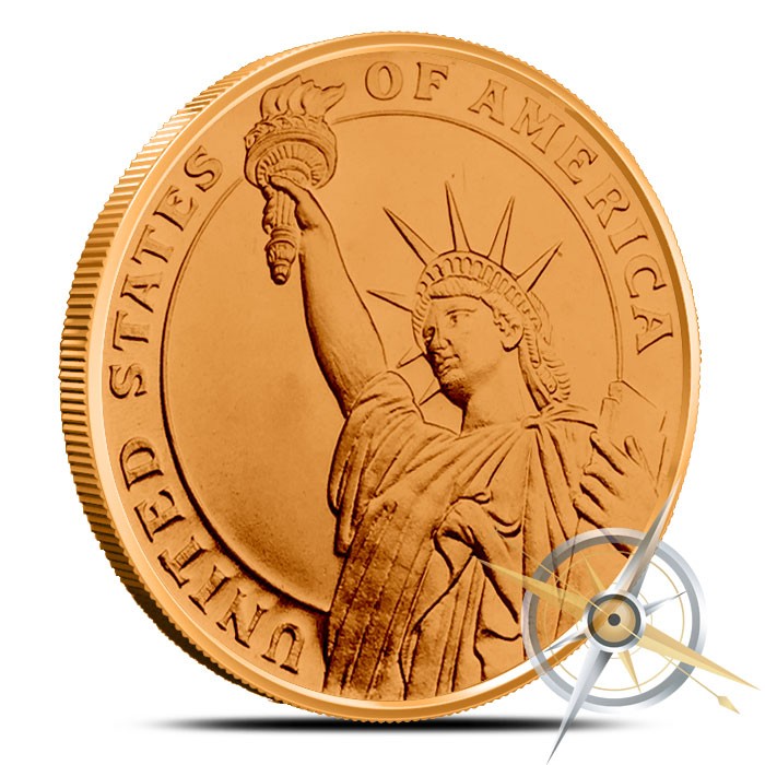 1 oz Copper Round - Statue of Liberty