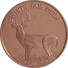 Load image into Gallery viewer, 1 oz Copper Round - White Tail Deer
