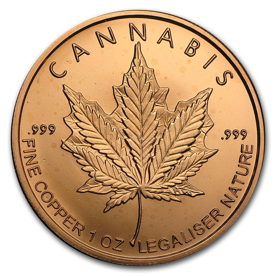 Ronda de Cobre de 1 oz - Cannabis
