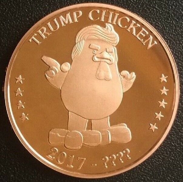 1 oz Copper Round - Trump Chicken