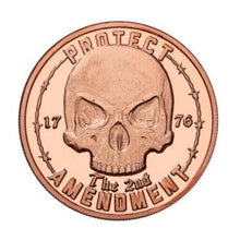 Cargar imagen en el visor de la galería, 1 oz Copper Round - Protect the 2nd Amendment
