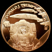 Load image into Gallery viewer, 1 oz Copper Round - Trump&#39;s Space Force
