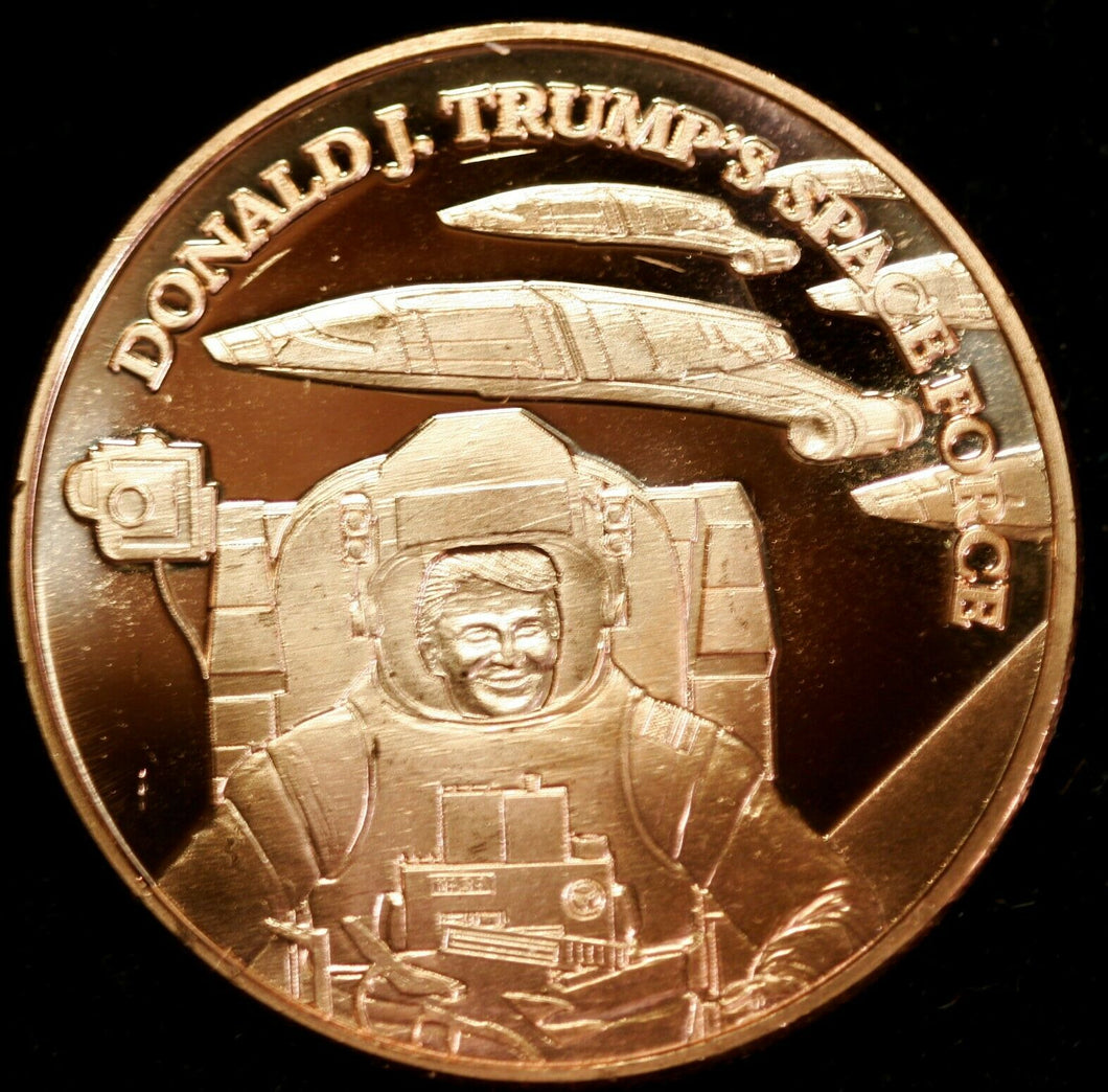 1 oz Copper Round - Trump's Space Force