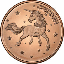 Load image into Gallery viewer, 1 oz Copper Round - Unicorn
