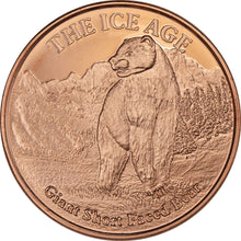 Load image into Gallery viewer, 1 oz Copper Round - Giant Bear
