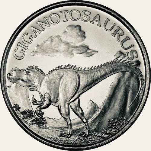 1 oz Silver Round - Giganotosaurus