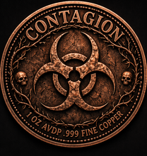 Load image into Gallery viewer, 1 oz Copper Round - Grave Digger
