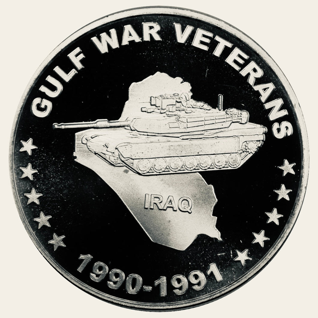1 oz Silver Round - Gulf War Veterans