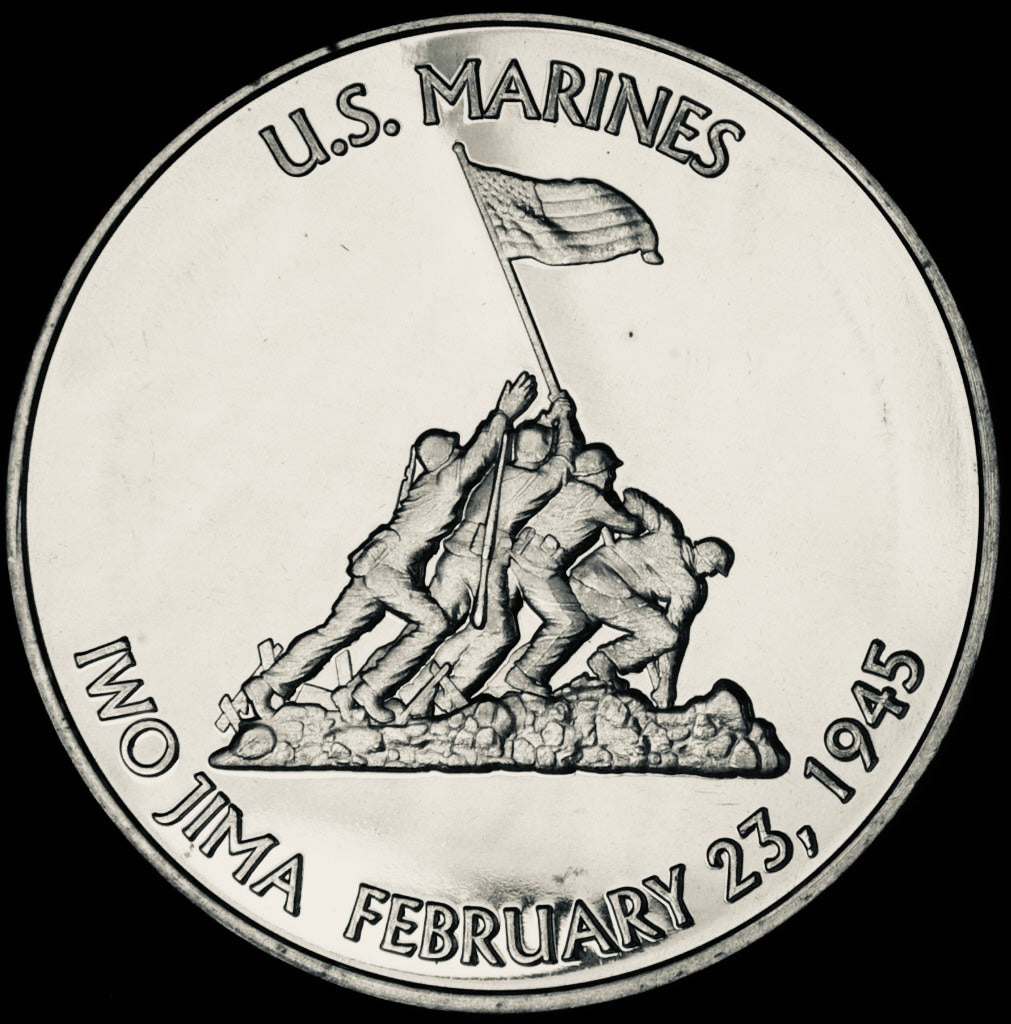 1 oz Silver Round - Iwo Jima
