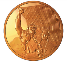 Load image into Gallery viewer, 1 oz Copper Round - Trump Fight
