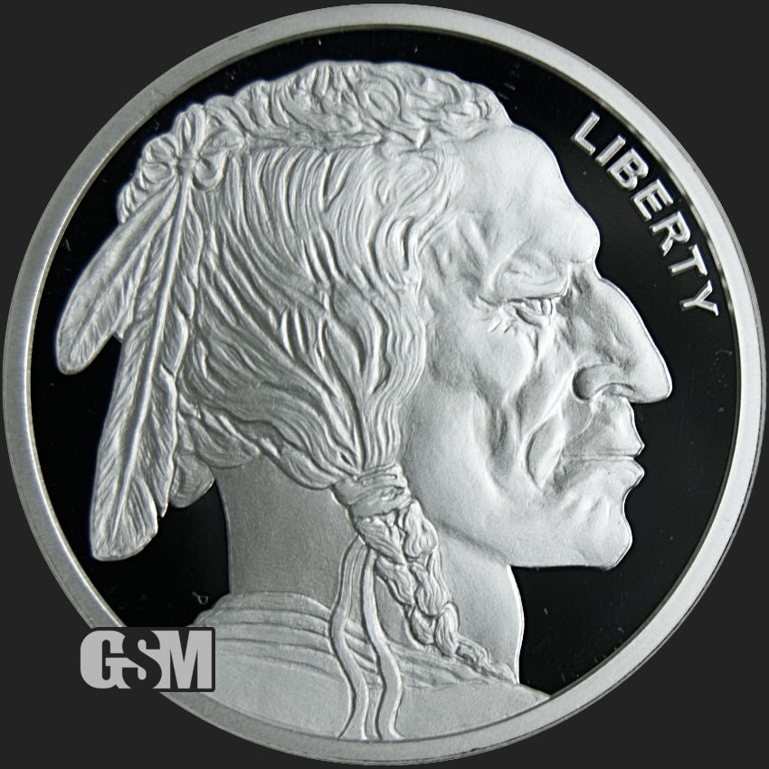 2 oz Silver Round - Buffalo Nickel