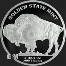 Load image into Gallery viewer, 2 oz Silver Round - Buffalo Nickel
