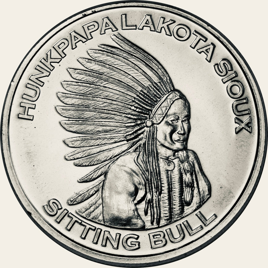 1 oz Silver Round - Sitting Bull