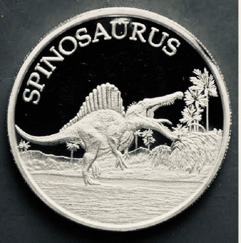 1 oz Silver Round - Spinosaurus