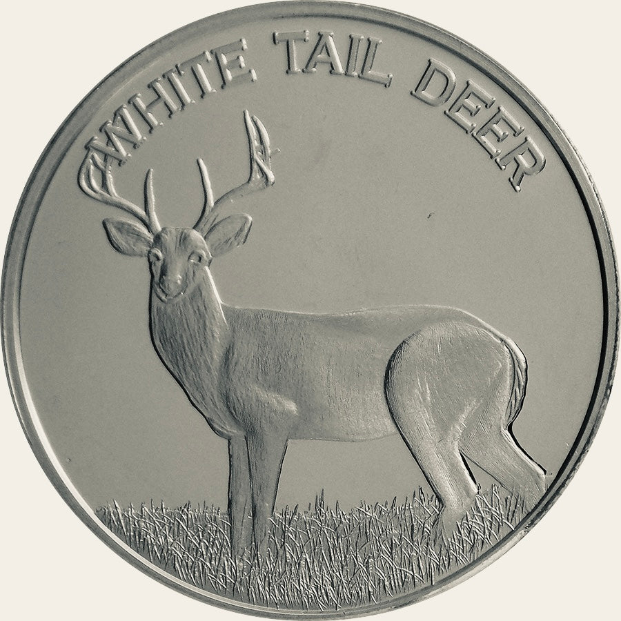 1 oz Silver Round - White Tail Deer
